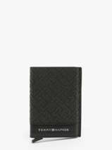 Portefeuille Tommy hilfiger Zwart monogram AM12783